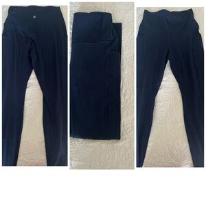 Lululemon align High- Rise pant 25” size 8 navy blue